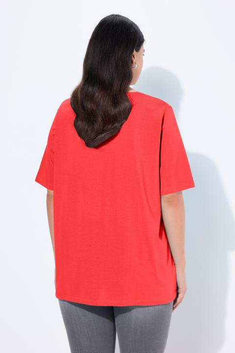 Actual product image Ulla Popken Essential V-Neck Stretch Tee (54)
