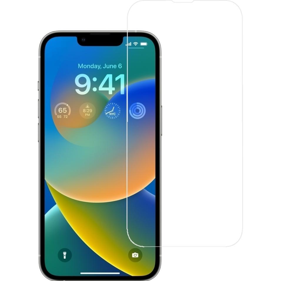 Screenguard Panzerglas Screen Protector (1 Stück, Apple iPhone 14), Smartphone Schutzfolie, Transparent