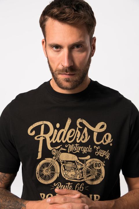 Produktbild JP1880 T-Shirt, Halbarm, Motorrad-Print, Rundhals (L)