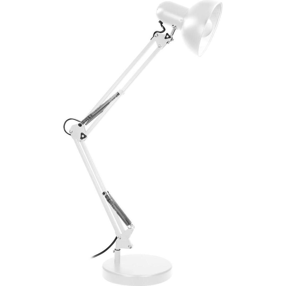 Thumbnail - Orno, Tischlampe, DEON, table lamp, 60W, E27, high, steel, white (E27)