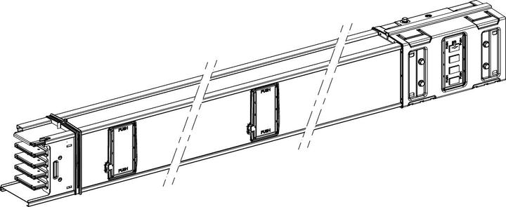 Actual product image Schneider Electric KSA straight element, 1000A, 1.5m, KSA1000ED4154 (1000 A)