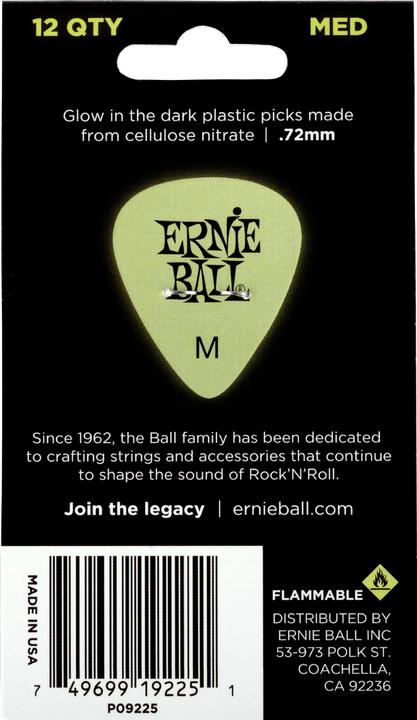 Produktbild Ernie Ball Medium (12 x, 0.72 mm)