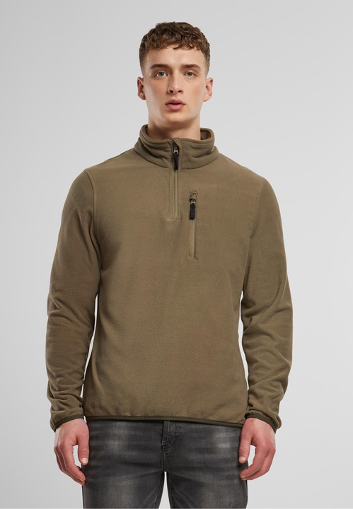Actual product image Brandit Ripstop fleece pullover size XXL colour olive (XXL)