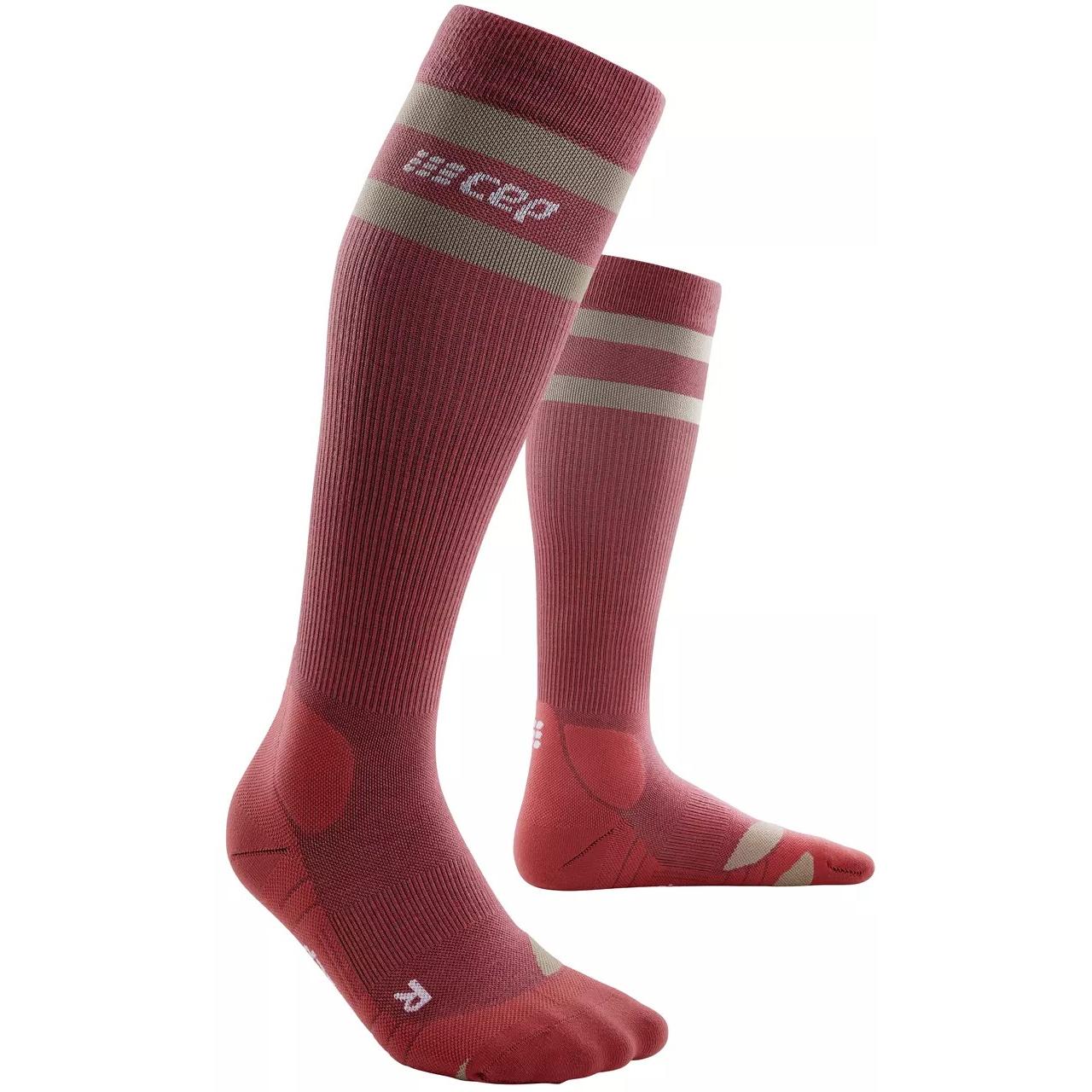 Cep, Damen, Sportsocken, Hiking 80's Compression Socken (34 - 37), Gelb