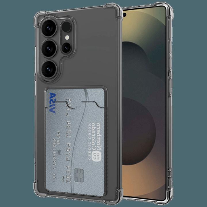 Image du produit Just in Case Cardslot TPU Back Cover Durchsichtig Samsung Galaxy S25 Ultra (Samsung Galaxy S25 Ultra)