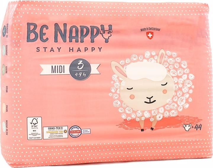 Actual product image Be Nappy Diaper (Size 3, Monthly box, 176 Piece)