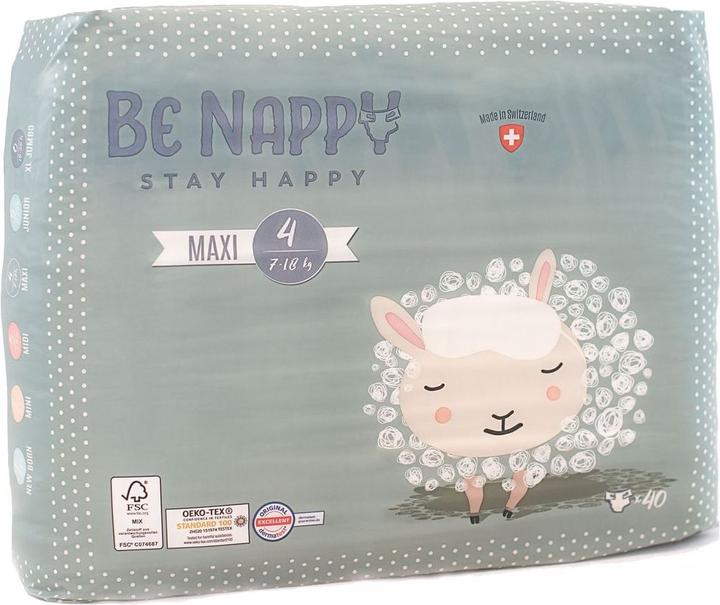 Produktbild Be Nappy Windel (Gr. 4, Monatsbox, 160 Stk.)