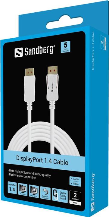 Produktbild Sandberg DisplayPort — DisplayPort (2 m)