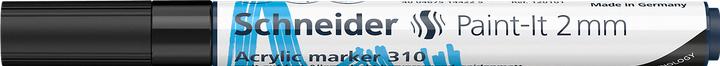 Valeurs nutritives et ingrédients Schneider Marqueur acrylique Paint-It 310 2mm noir (1 x)