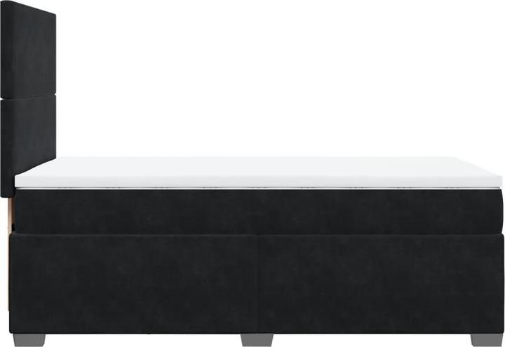 Produktbild VidaXL Bo x springbett mit Matratze 200 x 200 cm Samt (200 x 200 cm)