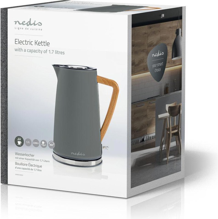 Produktbild Nedis Elektrischer Wasserkocher (1.70 l, EU-Stecker)