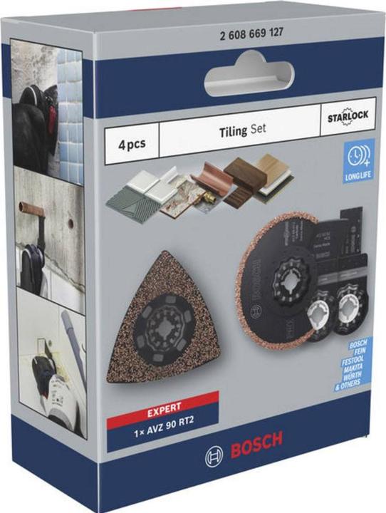 Actual product image Bosch Professional Zubehör Starlock Fliesen Set, 4-tlg.