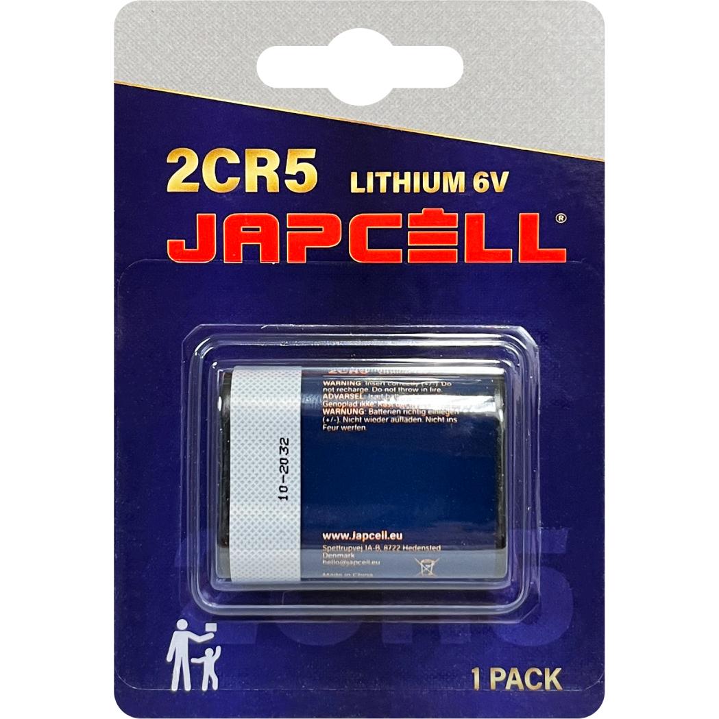 Thumbnail - Japcell batteri 6V - Lithium 2CR5 til berøringsfri armatur (1 Stk., 2CR5), Batterien + Akkus