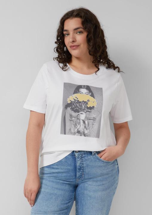 Produktbild s.Oliver Baumwoll-T-Shirt mit Frontprint (54)
