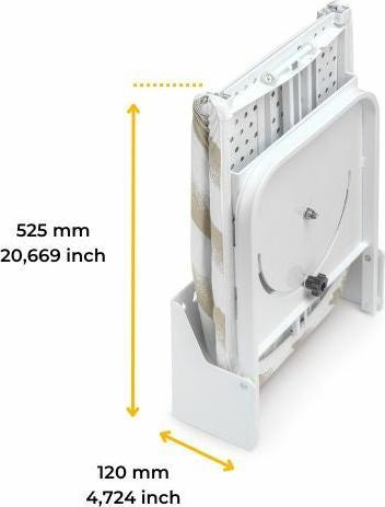 Actual product image Emuca Aufklappbare Wandständerplatte mit 180-Grad-Drehung (98.10 x 31 cm)