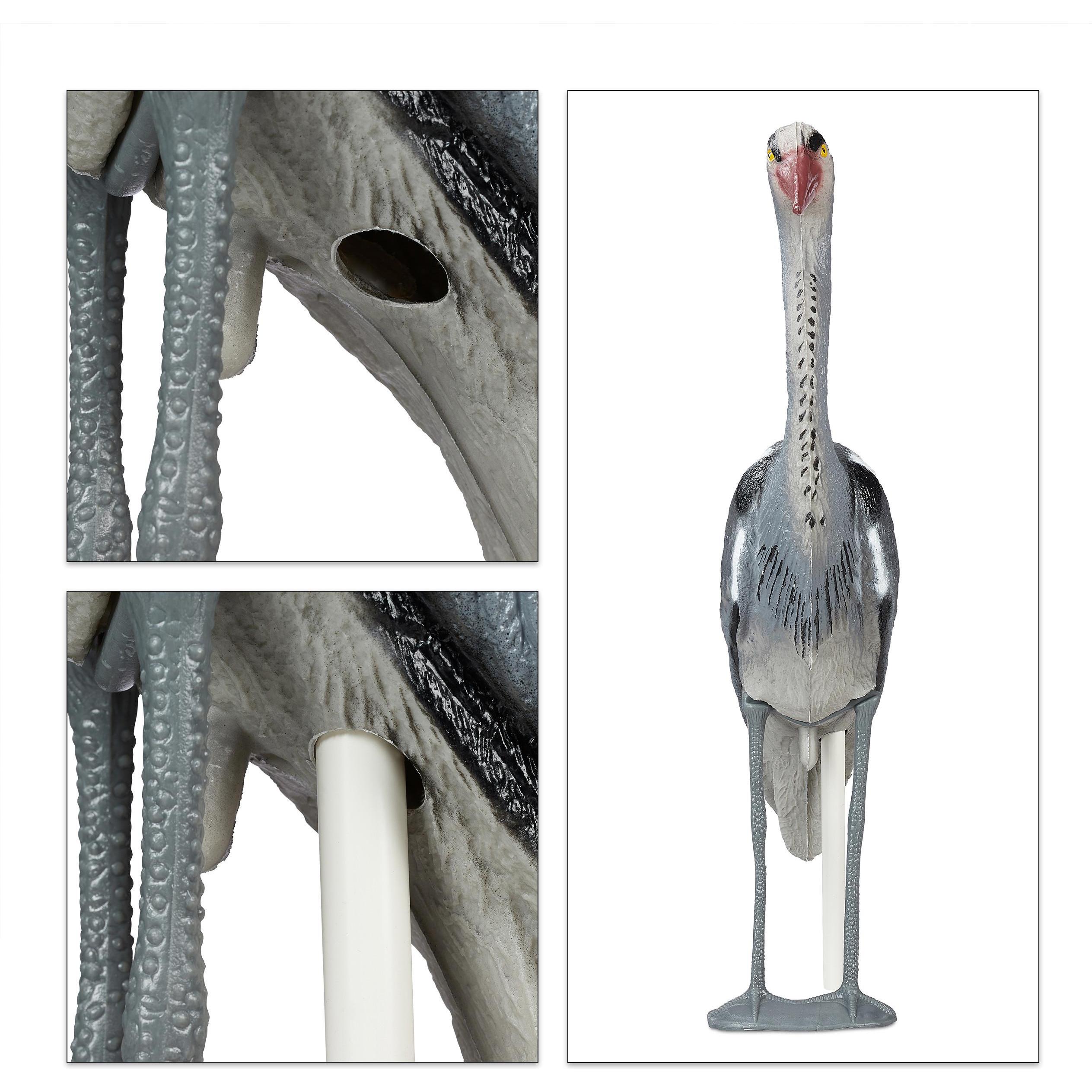 Thumbnail - Relaxdays, Aussendekoration, 2x Reiher-Figur