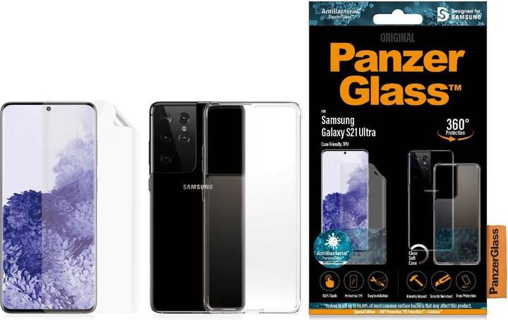 Actual product image PanzerGlass 360° Protection - Glass + Cover (1 Piece, Samsung Galaxy S21 Ultra)