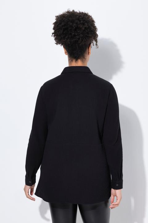 Produktbild Miamoda Bluse, A-Linie, Musselin, Ziernähte (48)