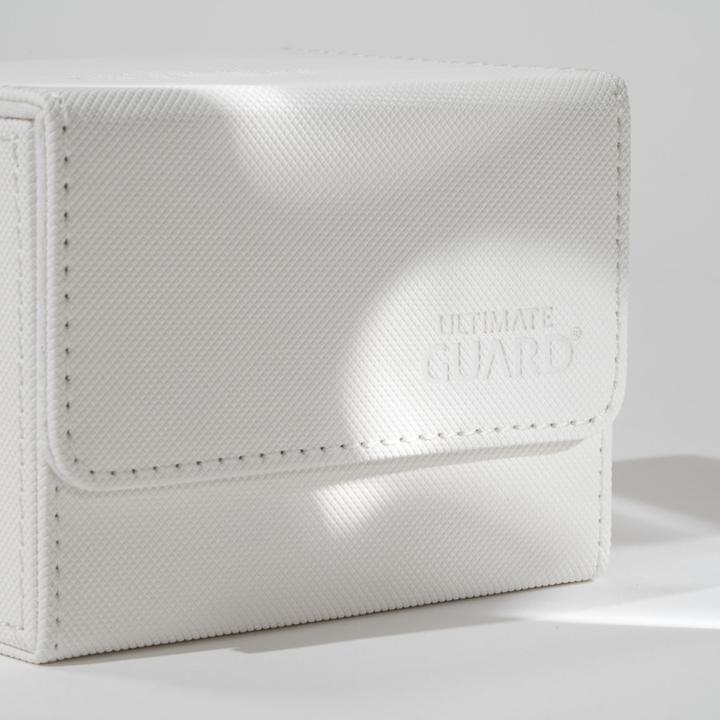 Actual product image Ultimate Guard Card Box XenoSkin Sidewinder Monocolor 80+ White