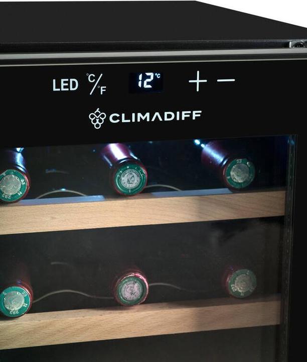 Image du produit Climadiff Weinkühlschrank CUVEE18 Freistehend, 1 Zone, 18 Flaschen