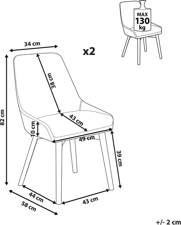 Image du produit Beliani Melfort
