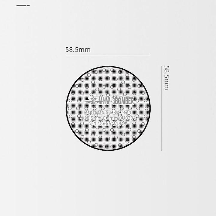Actual product image MHW 3Bomber Espresso Puck Strainer