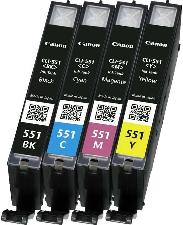 Immagine prodotto Canon CLI-551 Cartuccia d'inchiostro C/M/Y/BK (M, FC, Y, C)
