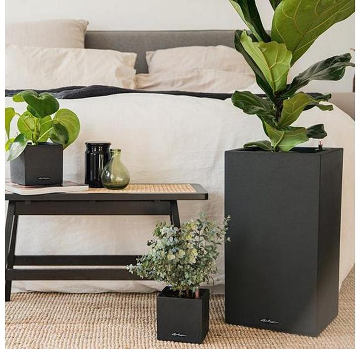 Actual product image Lechuza Planter Canto Stone 30 High (30 x 30 x 56.80 cm)