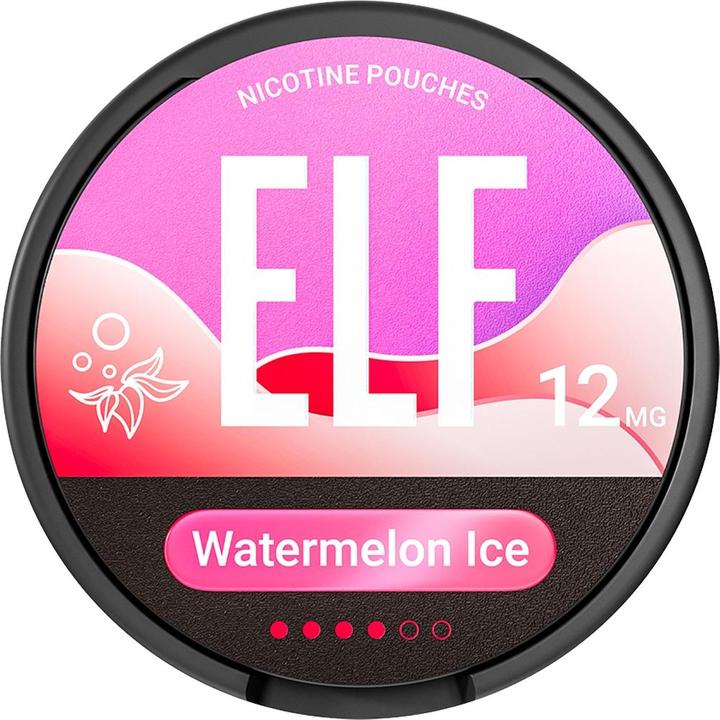 Elfbar ELF Snus Watermelon Ice 12mg (Sacchetti di nicotina, 12 mg)