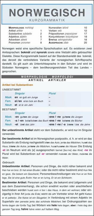 Image du produit Leporello: Norwegisch Kurzgrammatik – Die komplette Grammatik im Überblick (Allemand, Norvégien, Klára Winklerová, 2018)