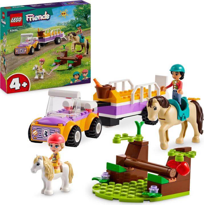 Produktbild LEGO Pferde- und Pony-Anhänger (42634, LEGO Friends)