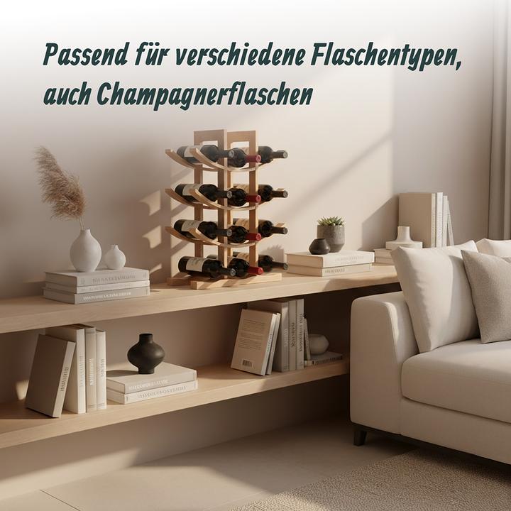 Actual product image Relaxdays winerack (12 bottles, 30 x 14.50 x 41 cm)