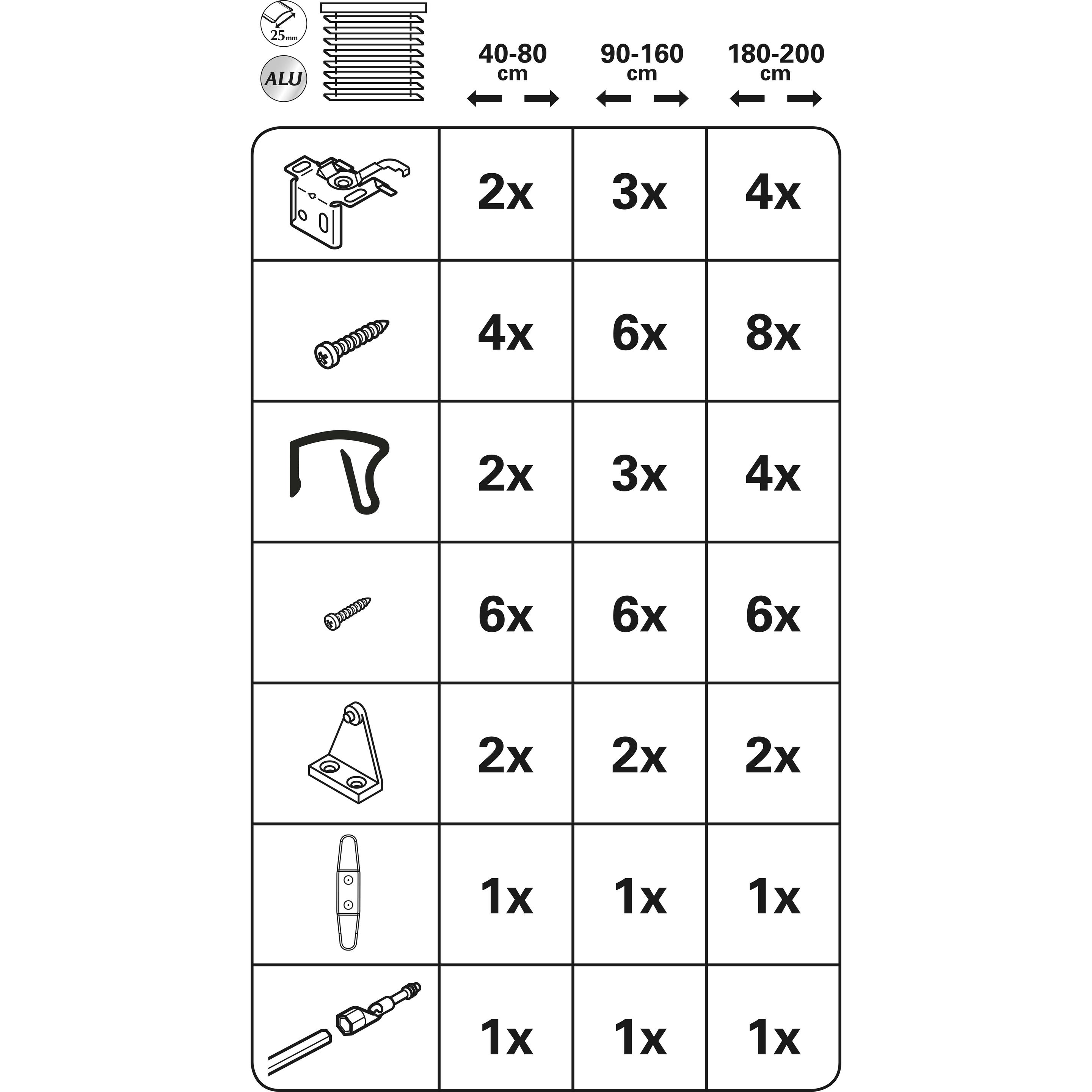 Thumbnail - Gardinia, Rollo, Alu-Jalousie (85 x 130 cm)