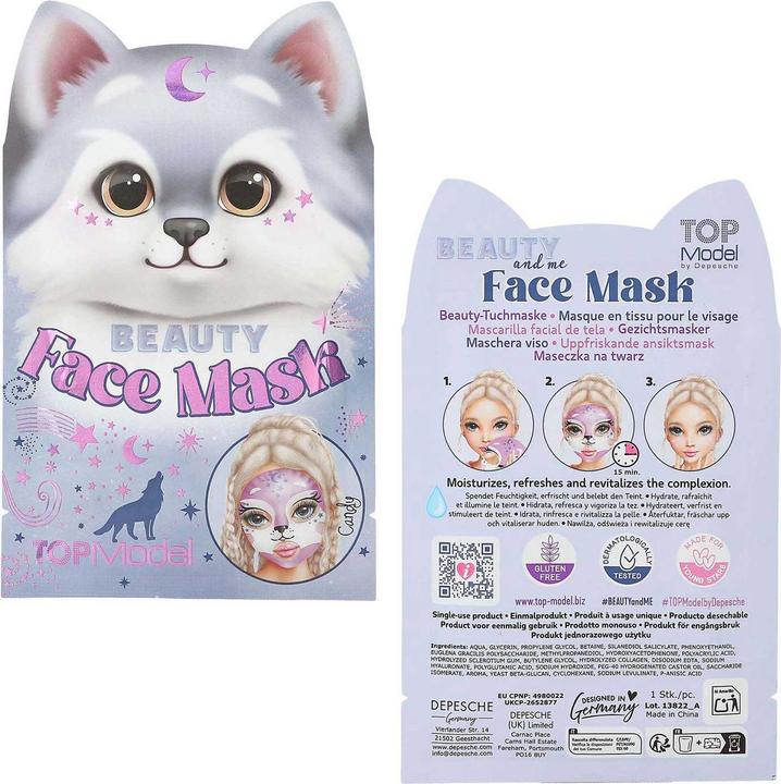 Top Model TOPModel Tuchmaske Animal Beauty and Me