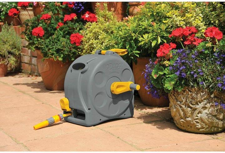 Produktbild Hozelock Kompakte 2-in-1-Schlauchtrommel (25 m)