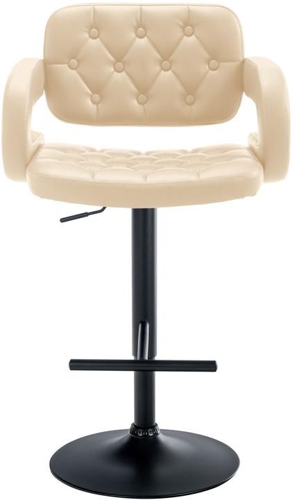 Produktbild Swisshandel24 Barhocker Dublin schwarz, creme