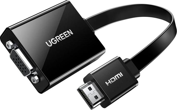 Image du produit Ugreen Adaptateur HDMI vers VGA Convertisseur avec support audio 1080P (HDMI, 16 cm)