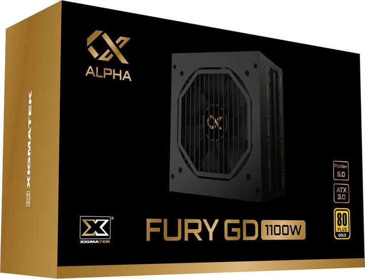 Produktbild Xigmatek PC- Netzteil Fury 1100W Gold (1100 W)