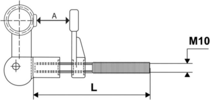 Actual product image Torbel Venetian blind retainer, adjustable