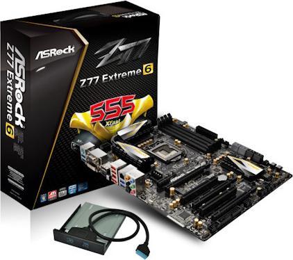 Actual product image AsRock Z77 Extreme6 (LGA 1155, Intel Z77, ATX)