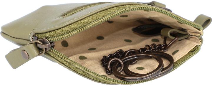 Actual product image Esquire Peru leather key pouch 11 cm