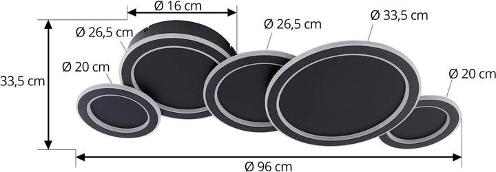 Immagine prodotto Lucande Diala (8200 lm)