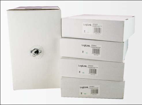 Actual product image LogiLink Network cable (U/UTP, CAT5e, 100 m)