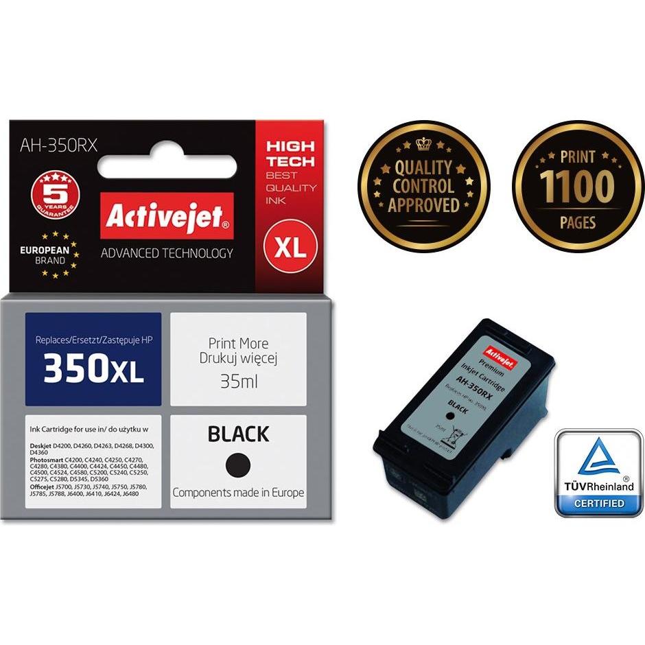 Thumbnail - Activejet, Druckerpatrone, AH-E36 - 35 ml - mit hoher Kapazität (BK)