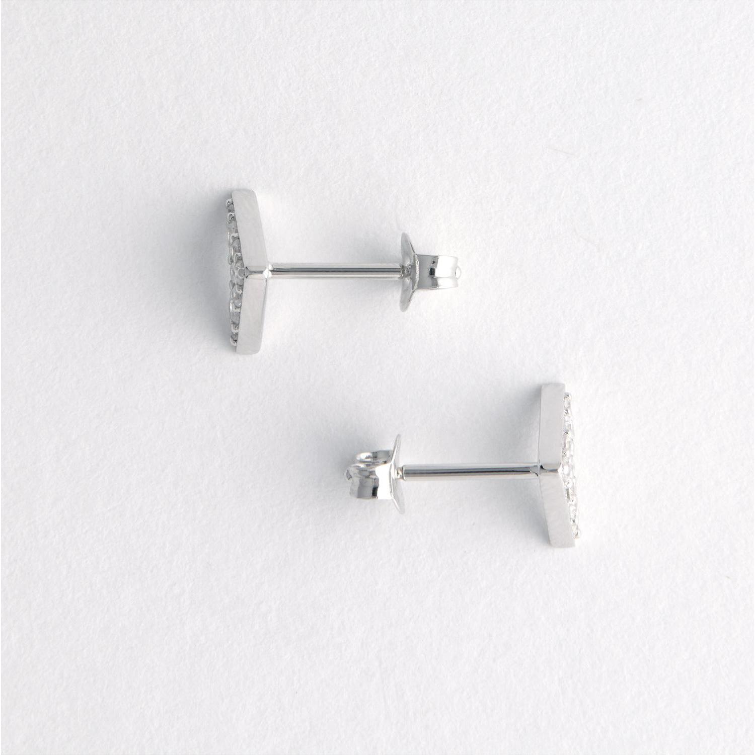 Thumbnail - Favs, Ohrringe, Ohrstecker, (375er Weissgold)