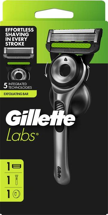 Actual product image Gillette Exfoliating Razor with Wall Mount