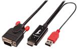 Produktbild Lindy HDMI (Typ A) — VGA (2 m, HDMI, VGA, 2.0)