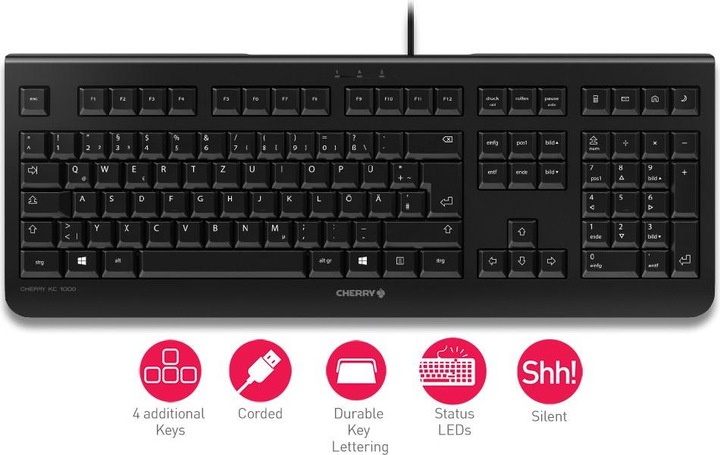 Actual product image CHERRY KC 1000 (DE, Cable)