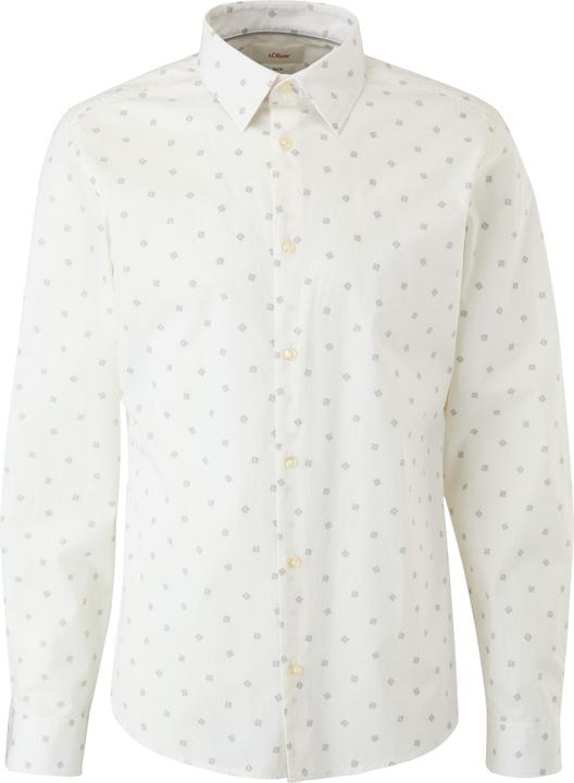 Produktbild s.Oliver Hemd Slim: Hemd aus Baumwollstretch (L)