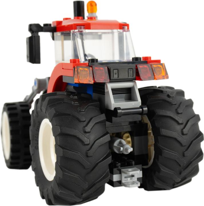 Produktbild LEGO Stein-Experte MOC Traktor mit Lenkung und Zapfwelle + 1 zufaellige Minifigur NEU! 1 Set